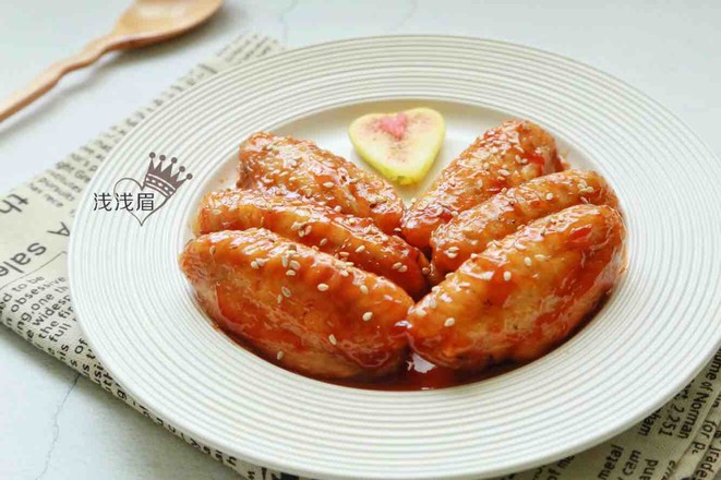 茄汁脆皮雞翅的做法-酸甜味烤菜譜