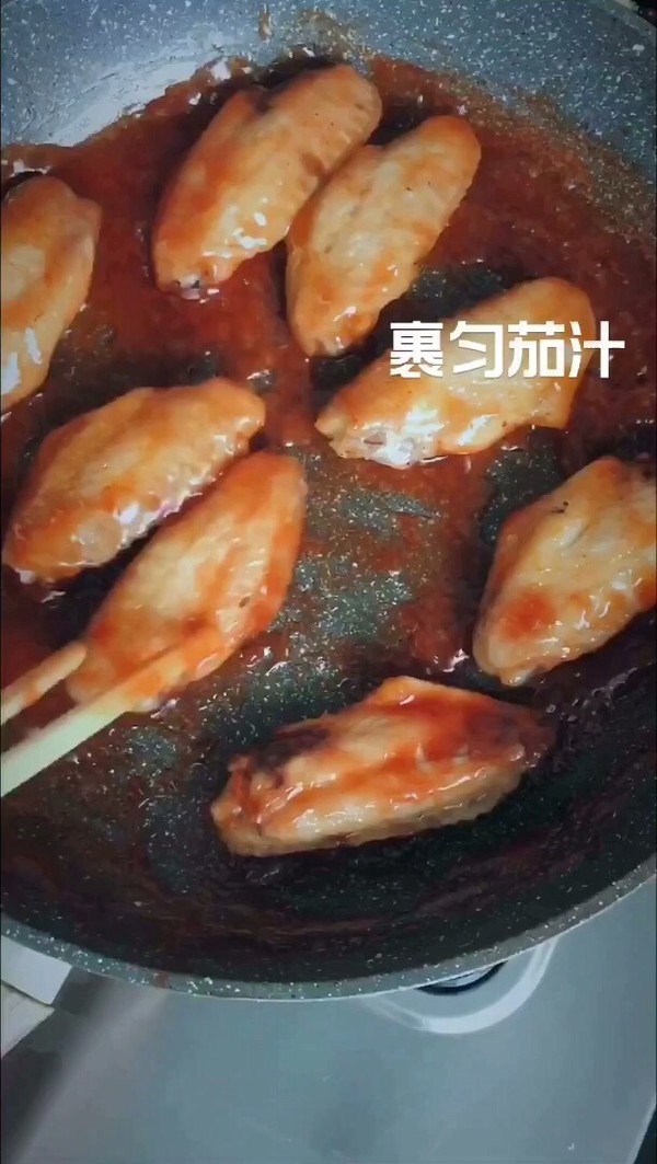 茄汁脆皮雞翅的做法-酸甜味烤菜譜