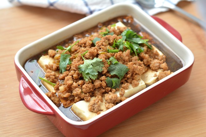 肉末蒸豆腐的做法-家常味蒸菜譜