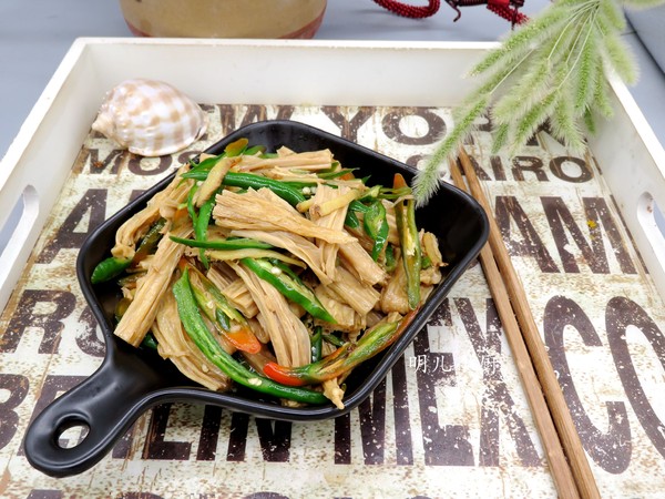 素炒腐竹的做法-家常味炒菜譜