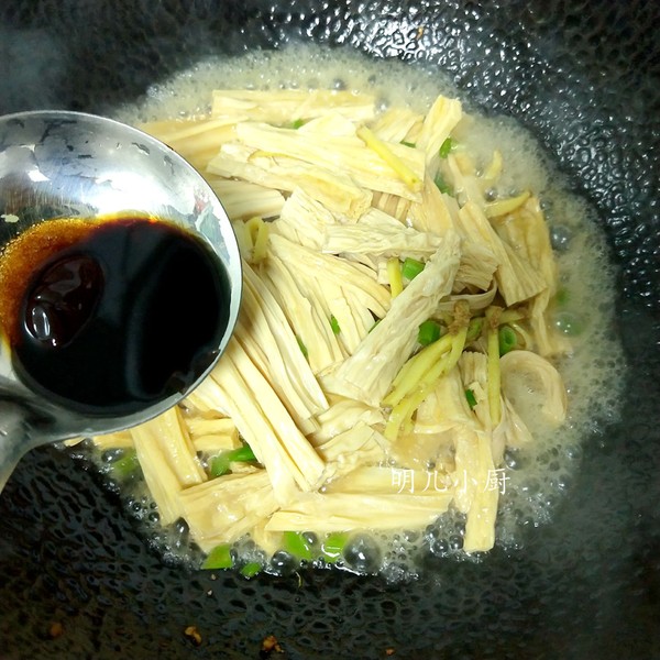 素炒腐竹的做法-家常味炒菜譜