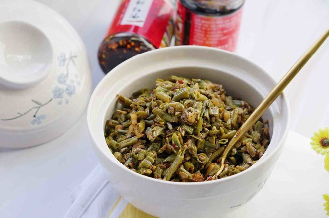 蜆肉炒豆角的做法-家常味炒菜譜