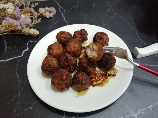 醋溜雞肉丸子的做法-酸甜味煎菜譜