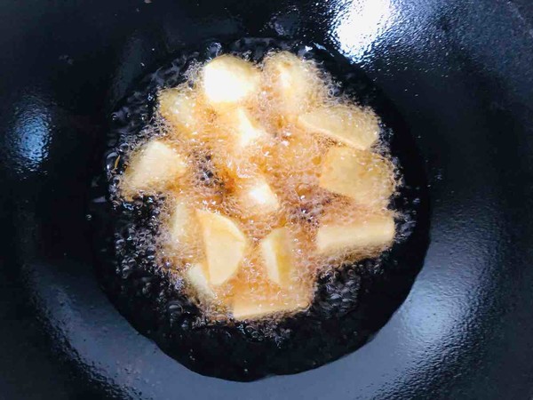 有油水的地三鮮的做法-家常味炒菜譜