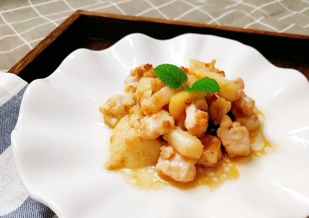 蜜桃雞球的做法-酸甜味炒菜譜