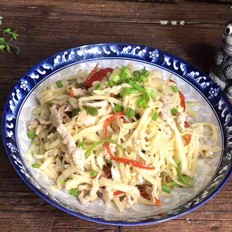 茭白炒肉絲的做法-咸鮮味炒菜譜