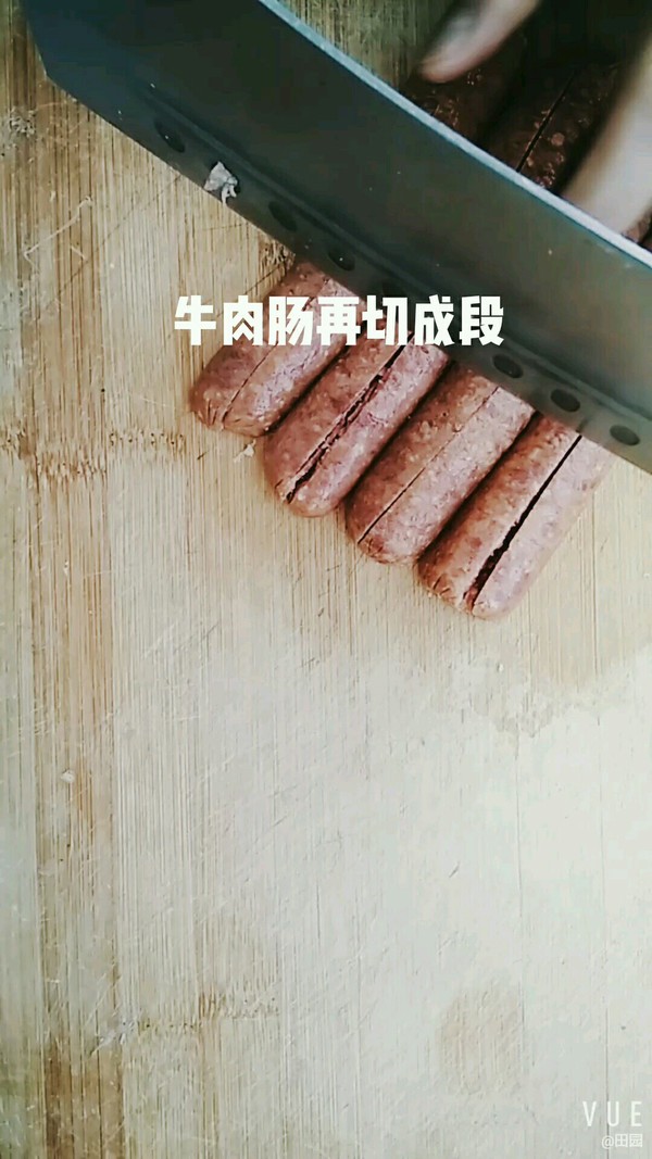 牛肉腸炒小白菜的做法-咸鮮味炒菜譜