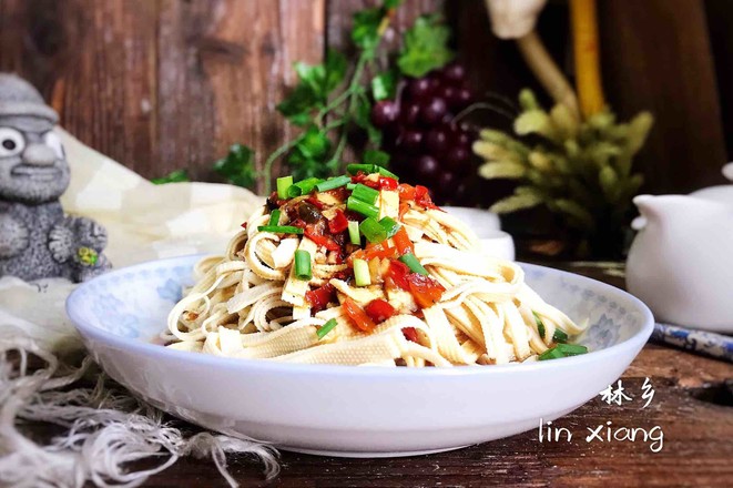 涼拌千張絲的做法-香辣味拌菜譜