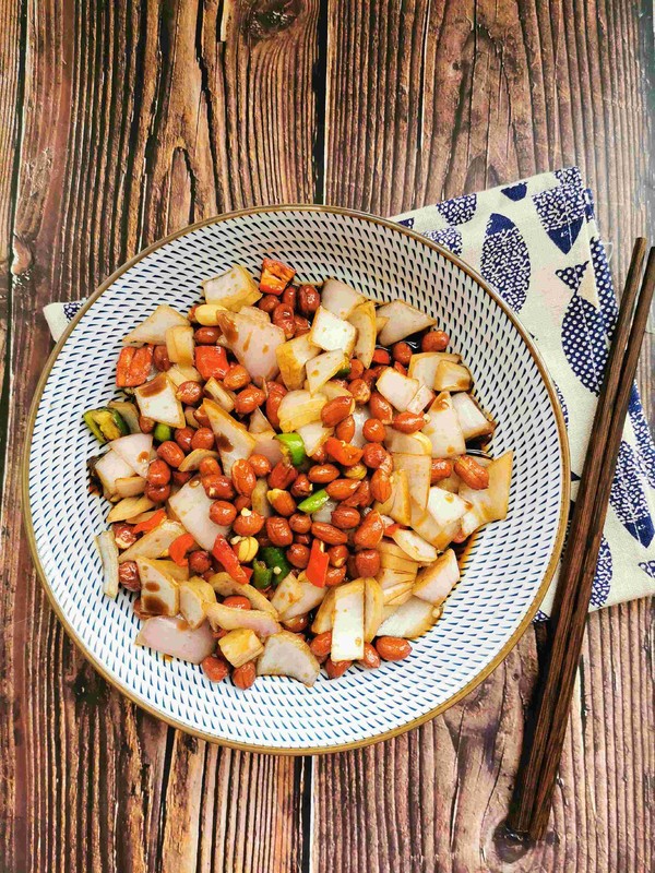 老醋花生的做法-酸辣味拌菜譜