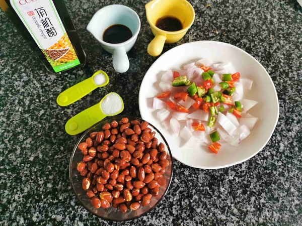 老醋花生的做法-酸辣味拌菜譜