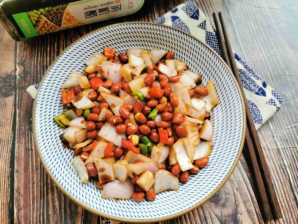 老醋花生的做法-酸辣味拌菜譜