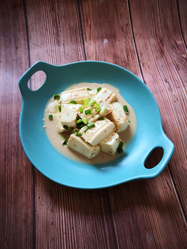 麻醬拌豆腐的做法-家常味拌菜譜