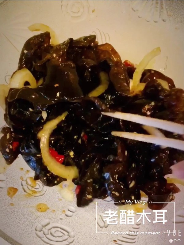 老醋木耳(CUCU有機醋)的做法-酸辣味拌菜譜