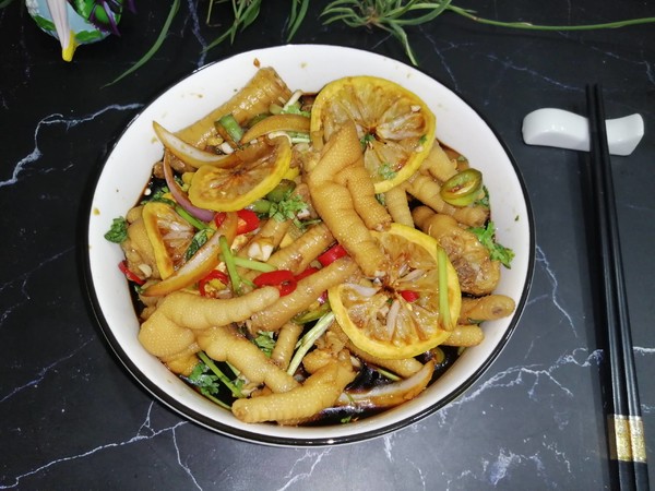 網紅酸辣雞爪的做法-酸辣味煮菜譜