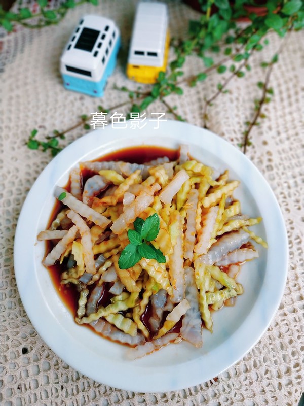 酸甜青瓜涼皮的做法-酸甜味拌菜譜