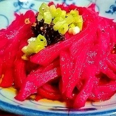 椒麻火龍果皮的做法-麻辣味拌菜譜