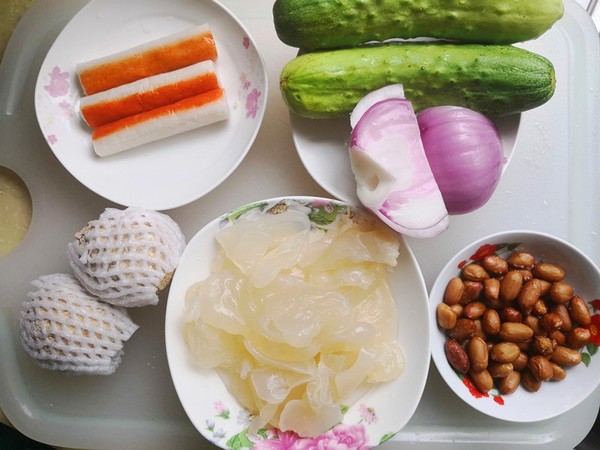 老醋六樣的做法-酸甜味拌菜譜