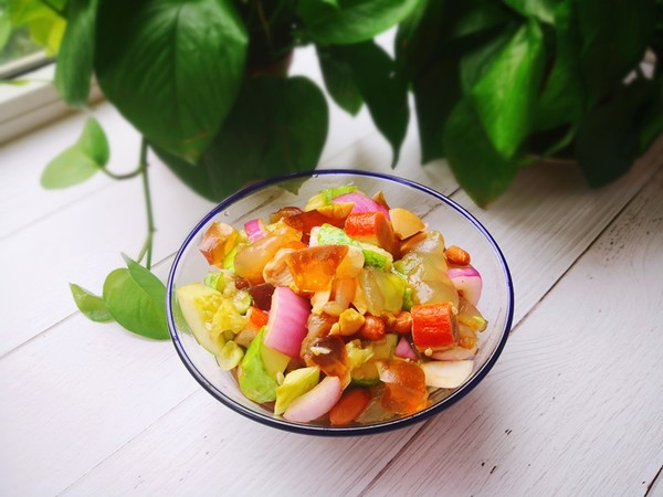 老醋六樣的做法-酸甜味拌菜譜