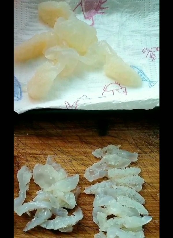 《青瓜海蜇》的做法-酸辣味拌菜譜