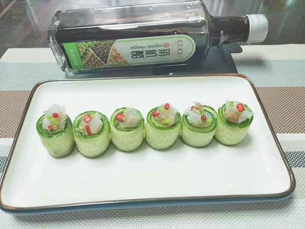 《青瓜海蜇》的做法-酸辣味拌菜譜