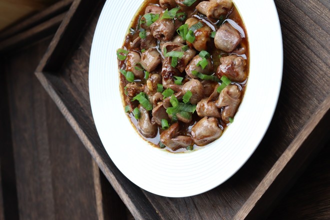 蠔油雞心的做法-家常味炒菜譜