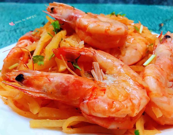 海蝦炒土豆絲的做法-咸鮮味炒菜譜