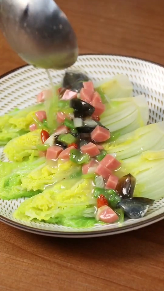 上湯娃娃菜的做法-咸鮮味炒菜譜