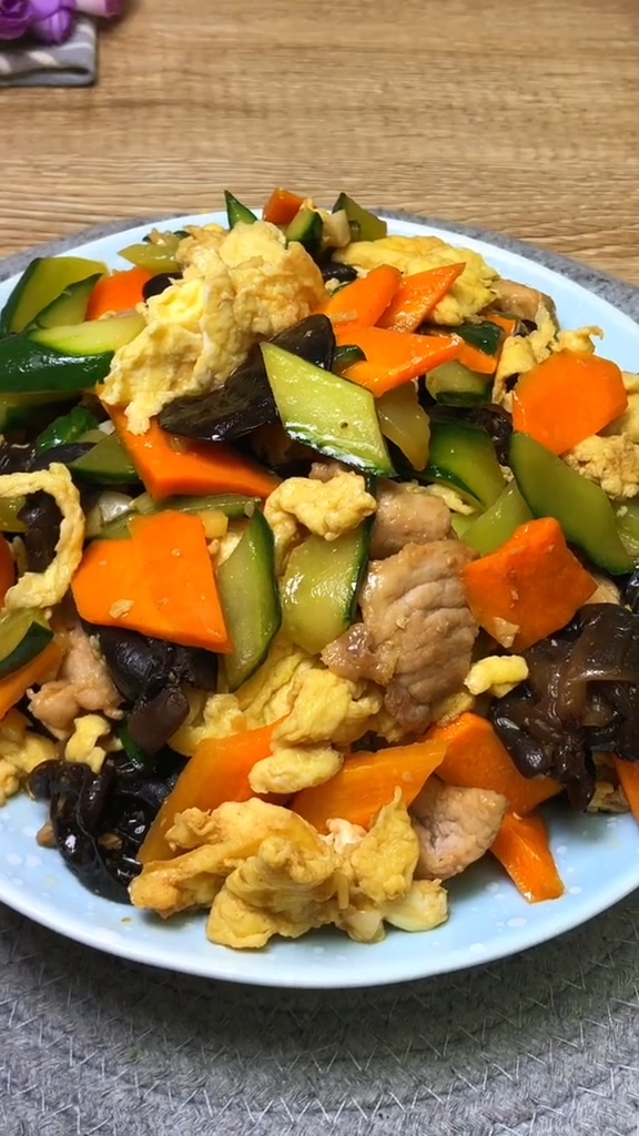 木須肉的做法-家常味炒菜譜