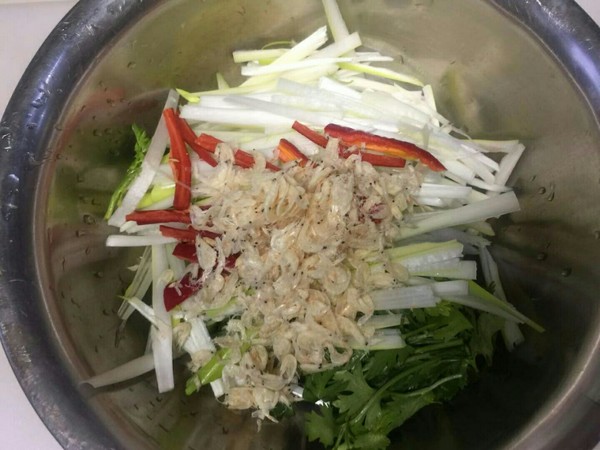 蝦皮老虎菜的做法-咸鮮味拌菜譜