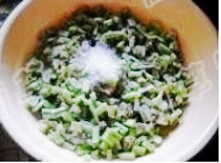 苔菜花生仁的做法-酸甜味拌菜譜