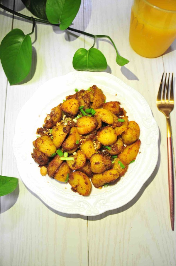 孜然椒鹽小土豆的做法-家常味煎菜譜