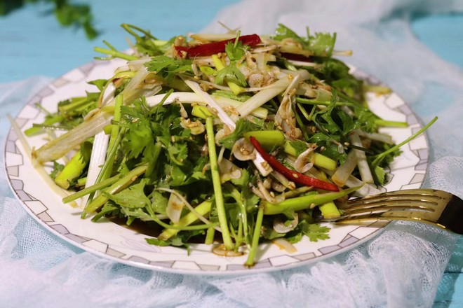 蝦皮老虎菜的做法-咸鮮味拌菜譜