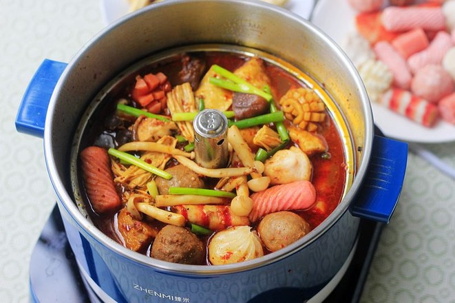 水煮雙菇的做法-麻辣味煮菜譜