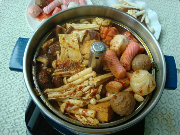 水煮雙菇的做法-麻辣味煮菜譜