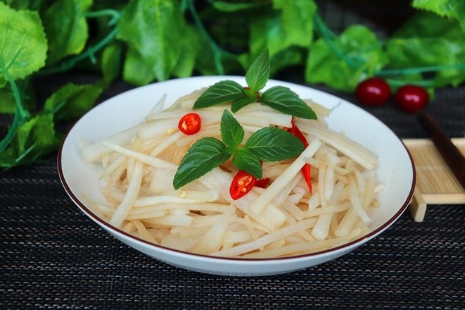 酸甜蘿卜的做法-酸甜味拌菜譜