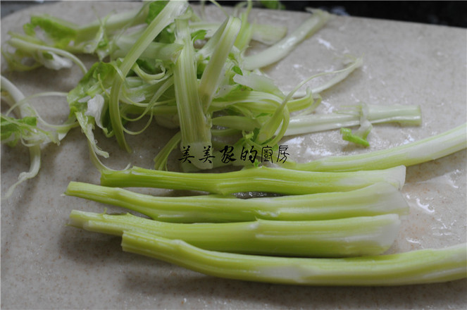 白菜苔炒凍豆腐的做法-家常味炒菜譜