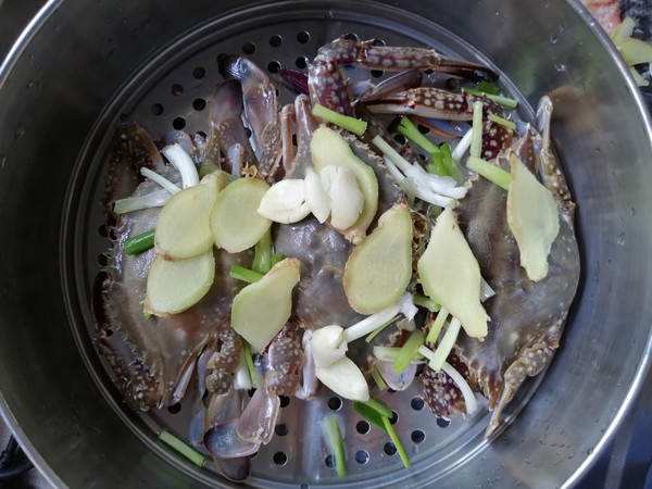 清蒸梭子蟹的做法-家常味蒸菜譜