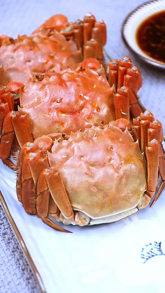 清蒸大閘蟹的做法-咸鮮味蒸菜譜