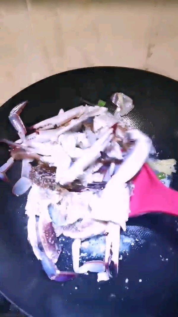 年糕炒蟹的做法-家常味炒菜譜
