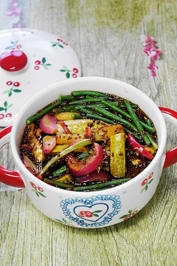 酸甜黃瓜豇豆角的做法-酸甜味蒸菜譜