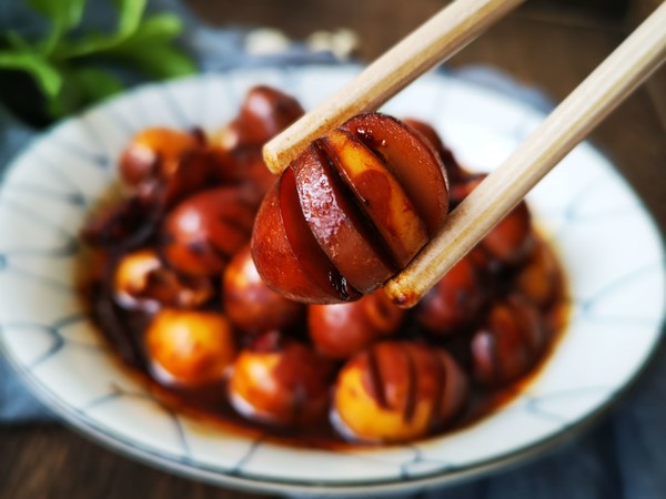 超好吃！辣鹵鵪鶉蛋的做法-香辣味煮菜譜