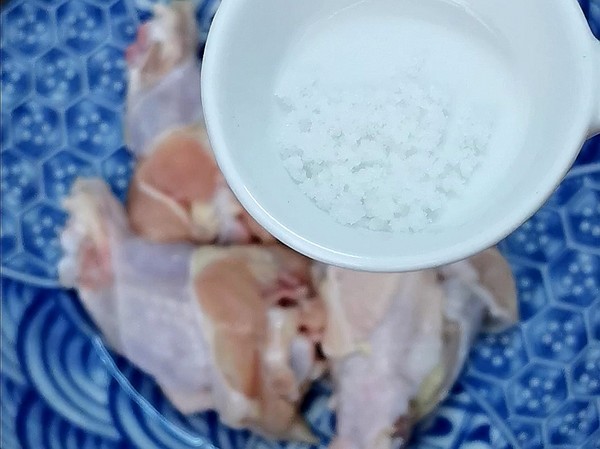 鹽焗雞腿的做法-家常味煮菜譜