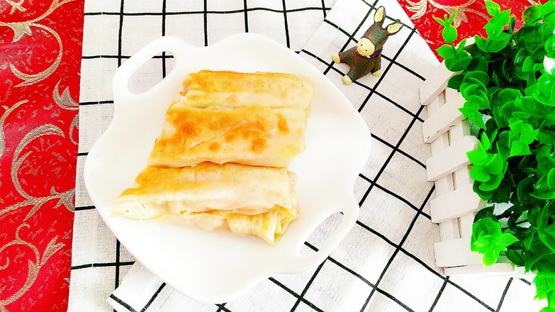 蝦仁萵筍卷的做法-家常味煎菜譜