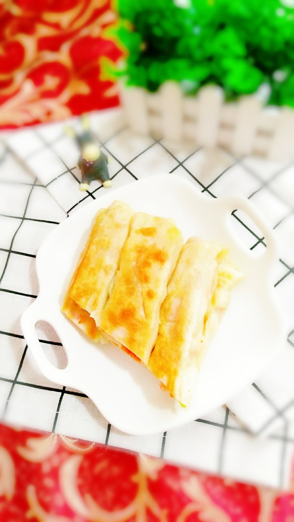 蝦仁萵筍卷的做法-家常味煎菜譜