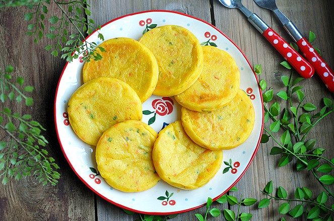 玉米發面餅的做法-家常味煎菜譜