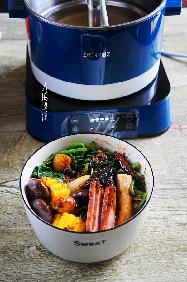 簡易麻辣燙的做法-麻辣味煮菜譜