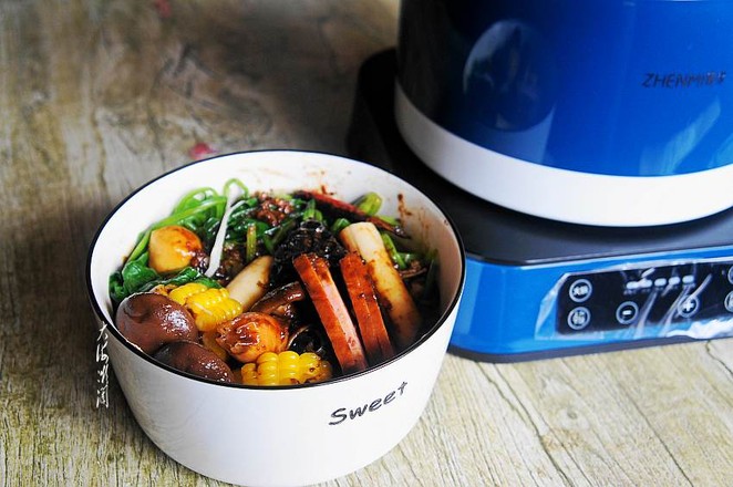 簡易麻辣燙的做法-麻辣味煮菜譜