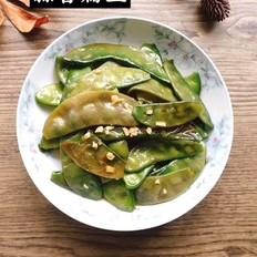 蒜香扁豆的做法-蒜香味炒菜譜