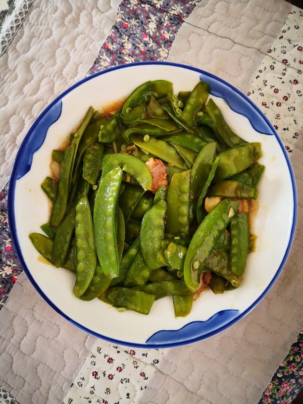肉片荷蘭豆的做法-家常味炒菜譜