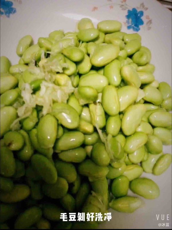 蘿卜纓子炒毛豆的做法-家常味炒菜譜